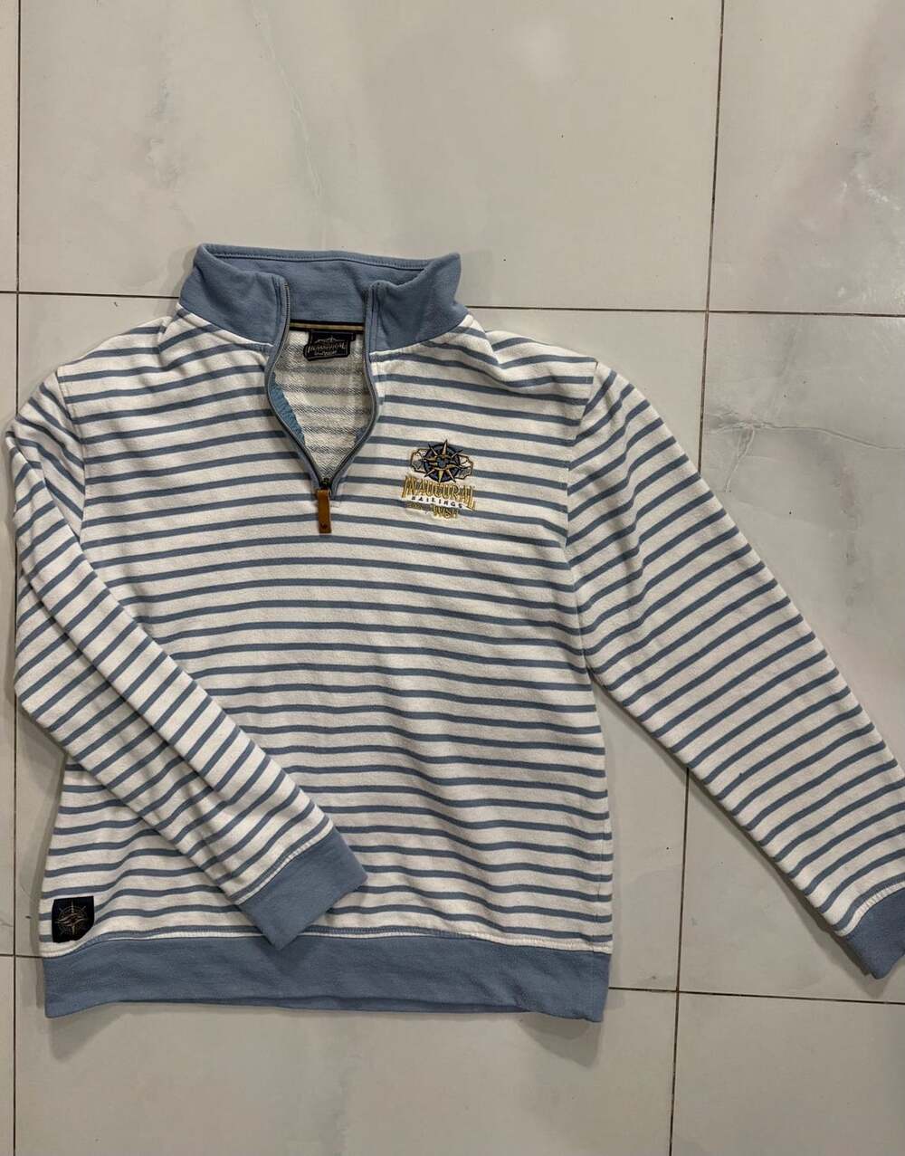 Disney Cruise Line Inaugural Sailings Pullover Striped Blue White